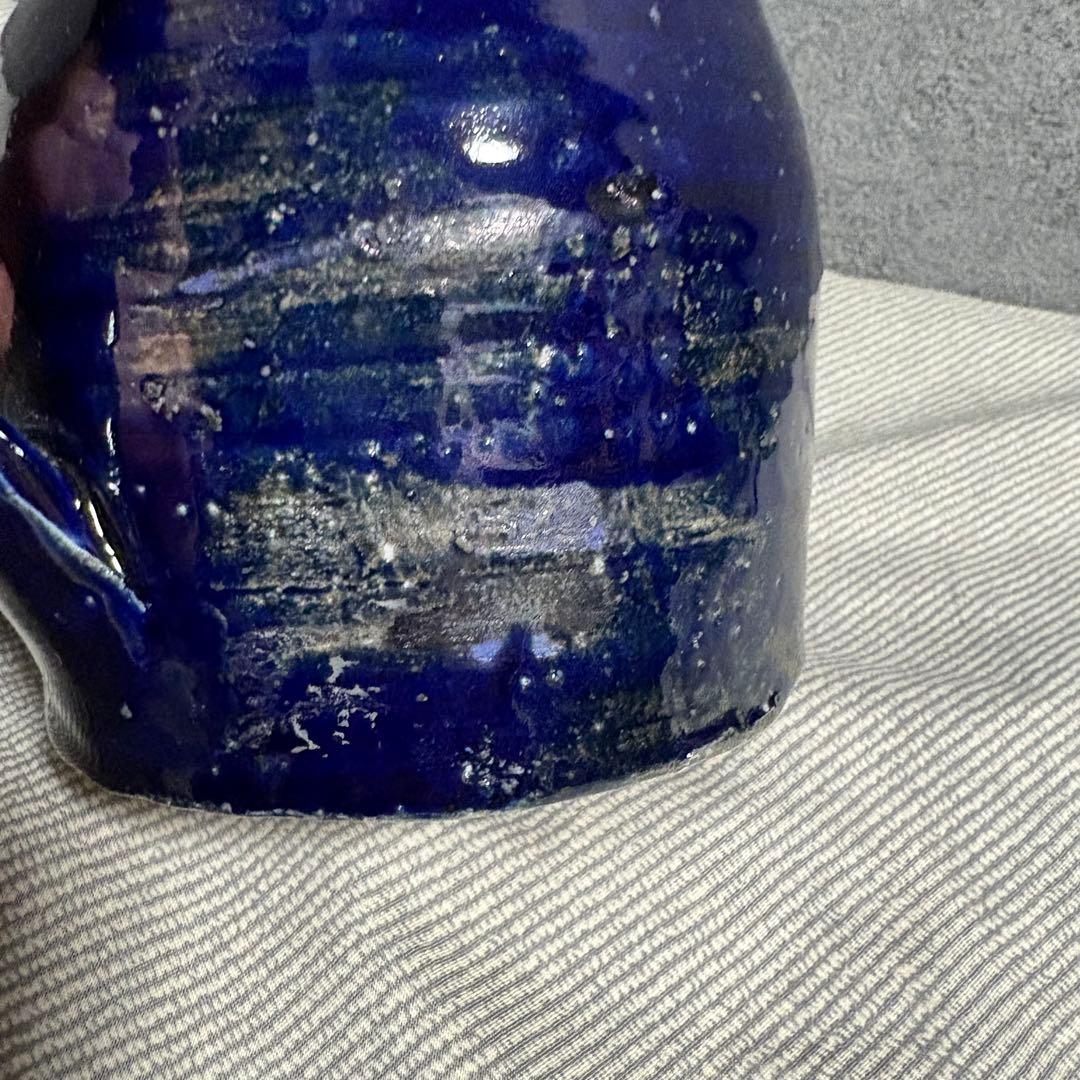 新品　可愛い立体人形花入・花瓶「瀬戸焼・寺島タエコ」①