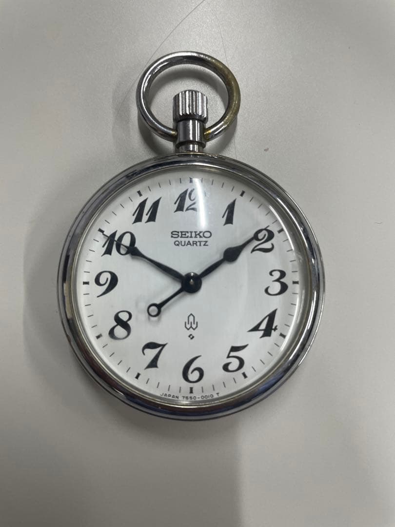 SEIKO クォーツ 懐中時計 7550-0010 ACRP - メルカリ
