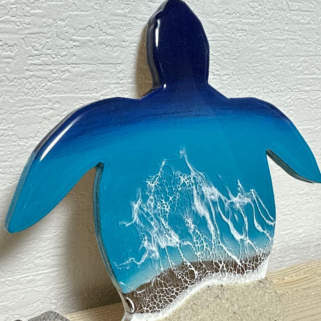 ホヌ オーシャンアート 海アート ハワイ 波 インテリア インテリア小物