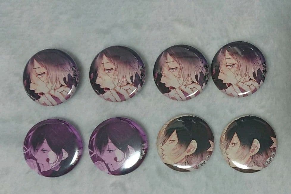 DIABOLIK LOVERS 32mm 缶バッジ 無神 アズサ セット - メルカリ