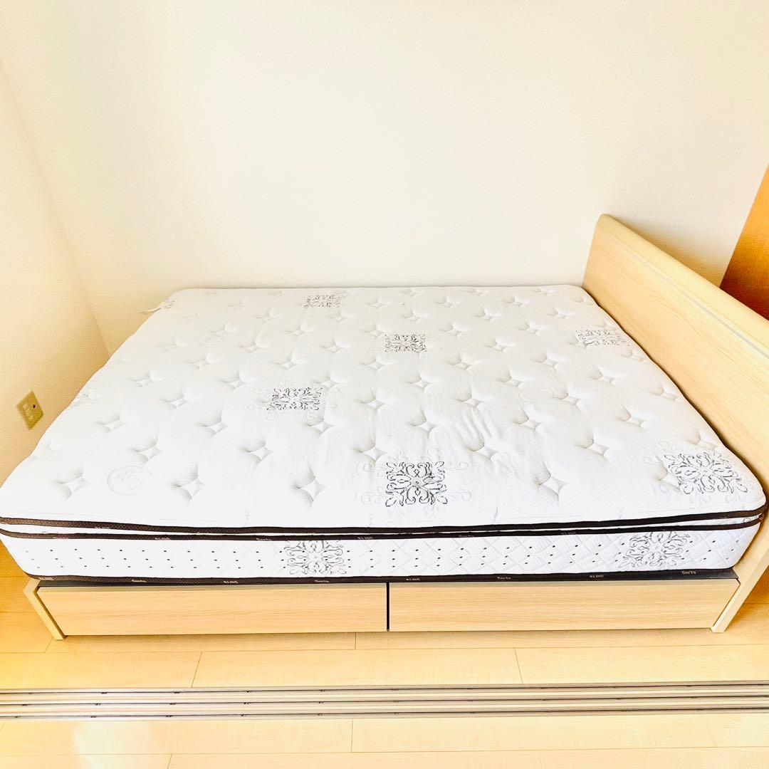 【美品】Serta サータ　マットレス　クイーン　Q2サイズ