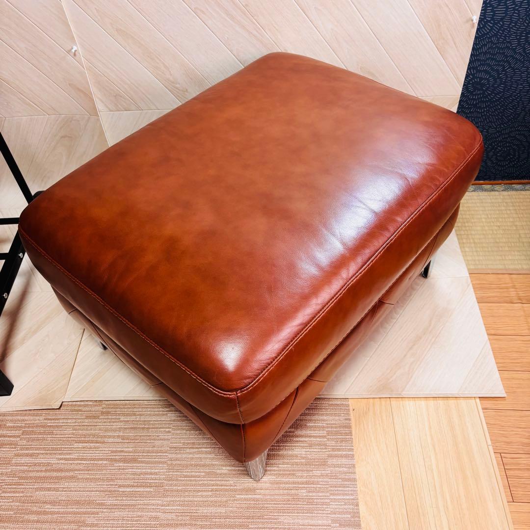 ワタリジャパン オットマン　ブラウン