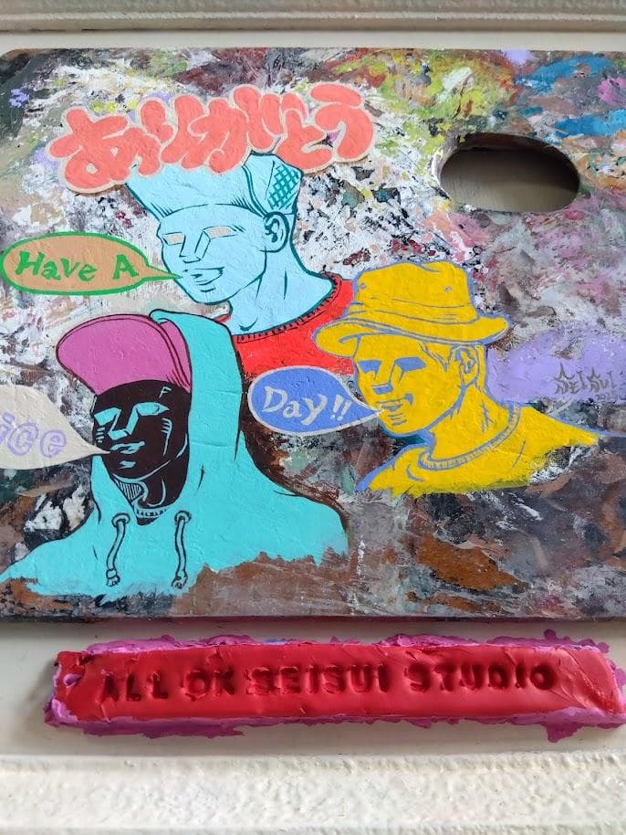 ストリートアート 原画 アートフレーム インテリア SEISUI