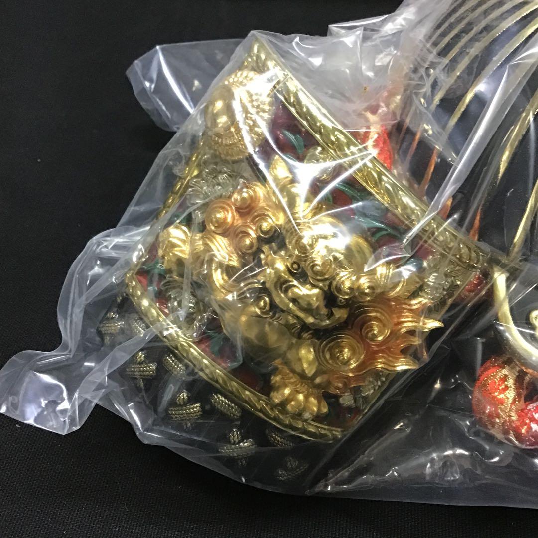 美術工芸　大龍獅子兜　瑞島謹製