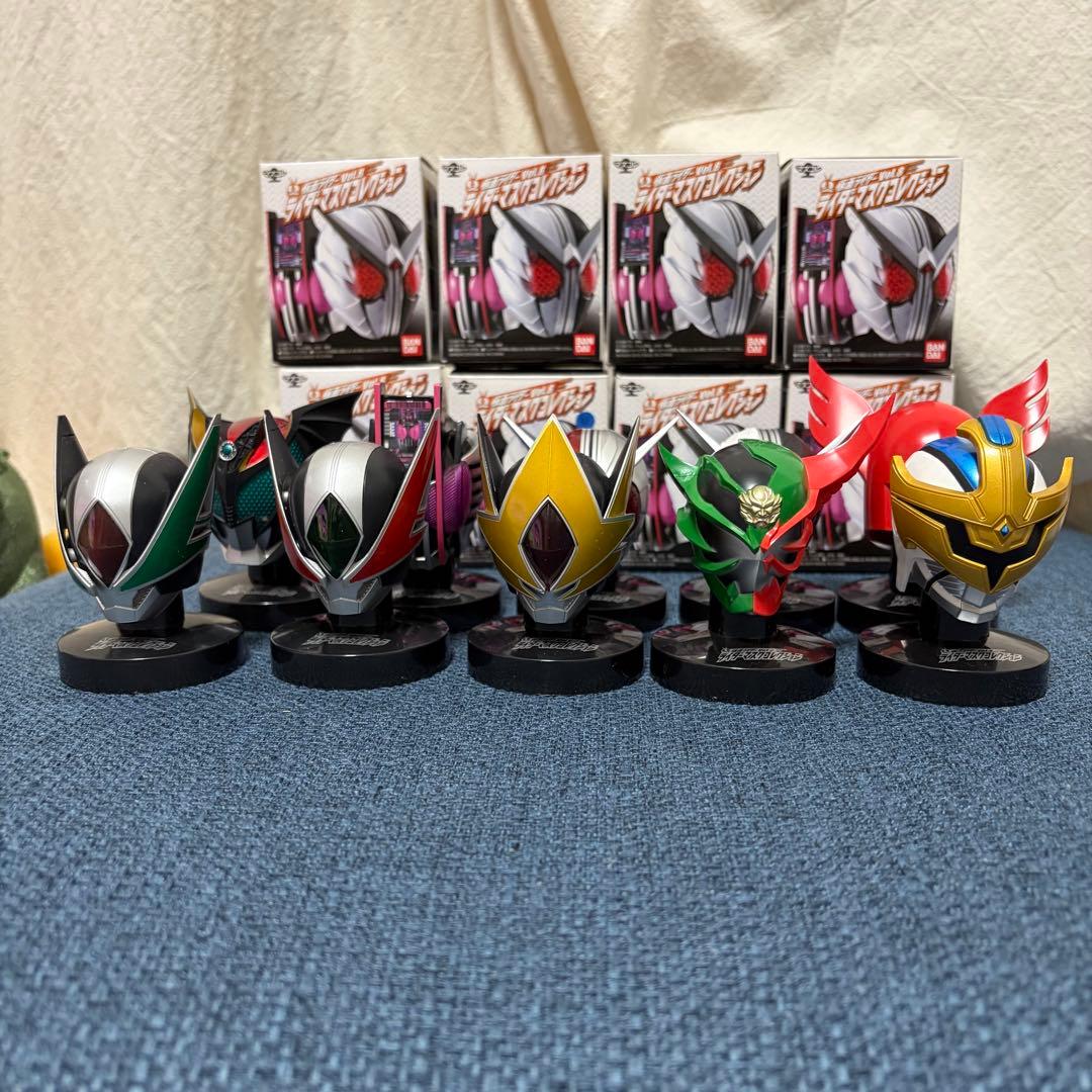 仮面ライダーマスクコレクション vol.8 16体セット 箱あり
