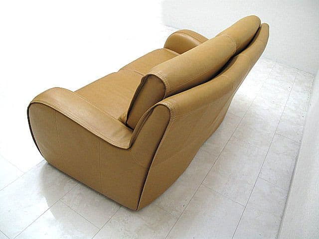 【展示品】カリモク　ドマーニ「エクセルライフ」最高峰総革2人掛けソファ