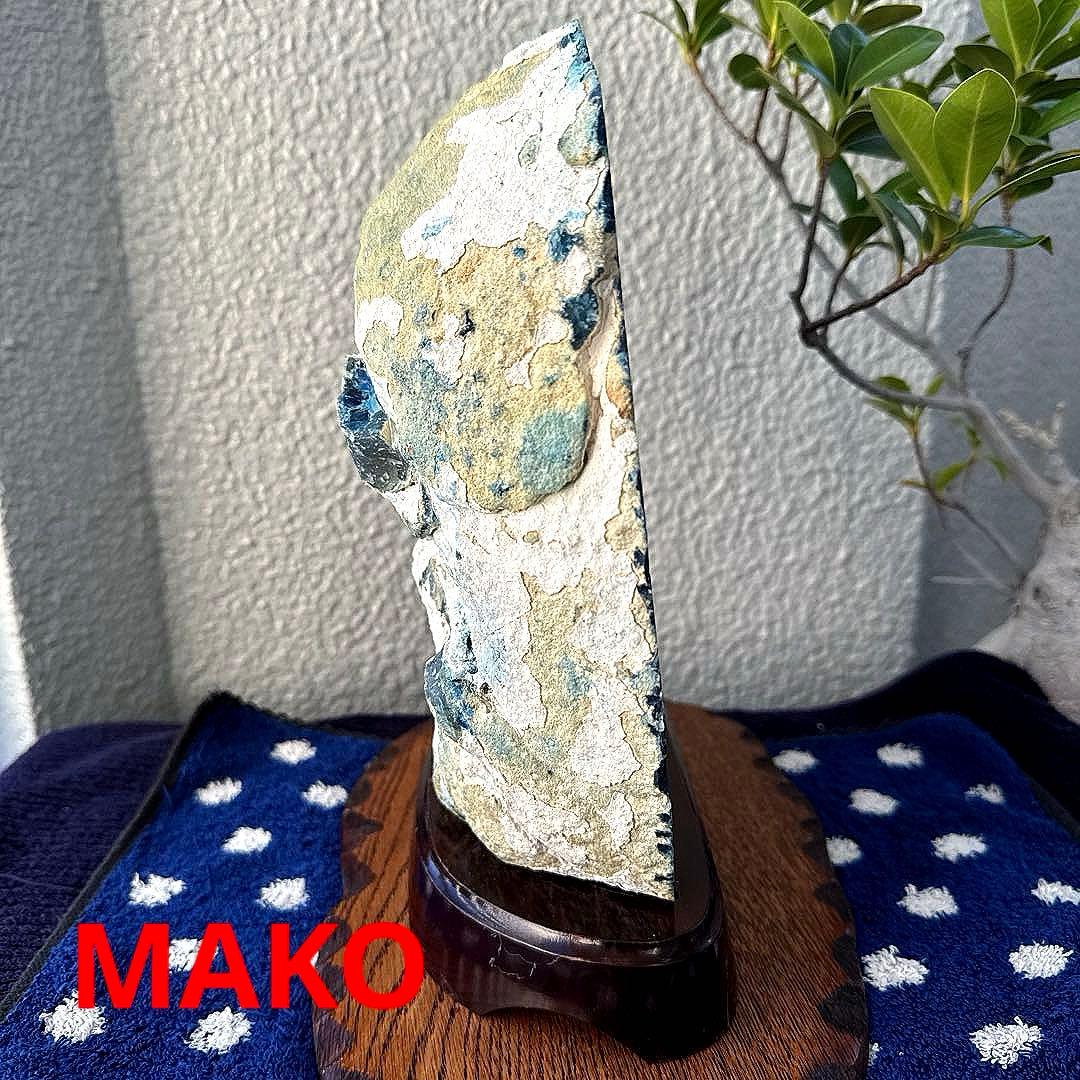 M1821☆ブルー瑪瑙原石5.0Kg☆天然石　原石☆N51010