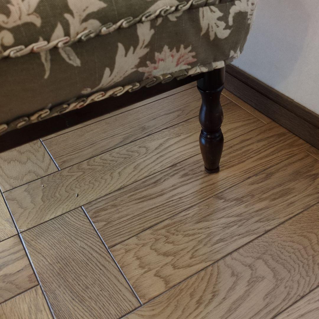 カリモク オットマン コロニアル 花柄 karimoku レトロ カフェ