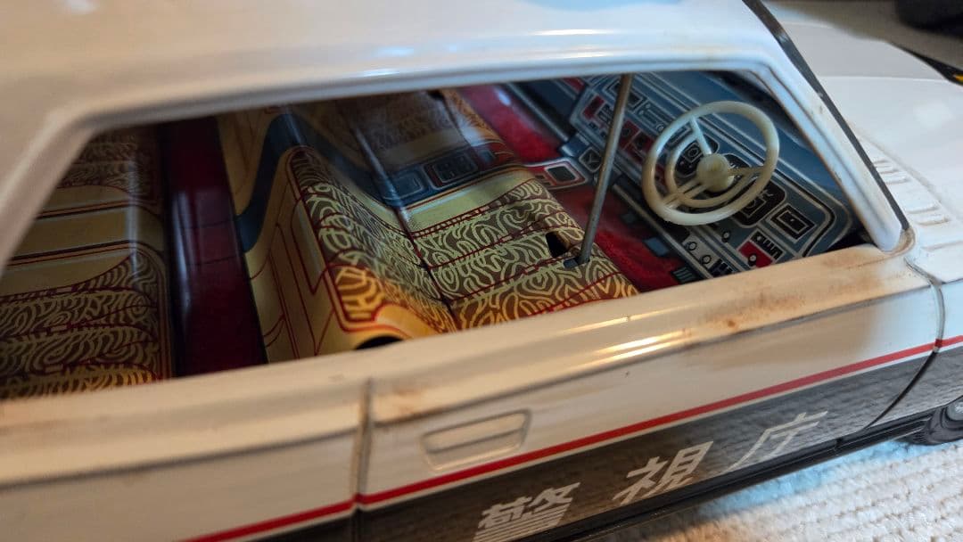 年代物】【箱付】イチコー グロリア パトロールカー ブリキ - メルカリ