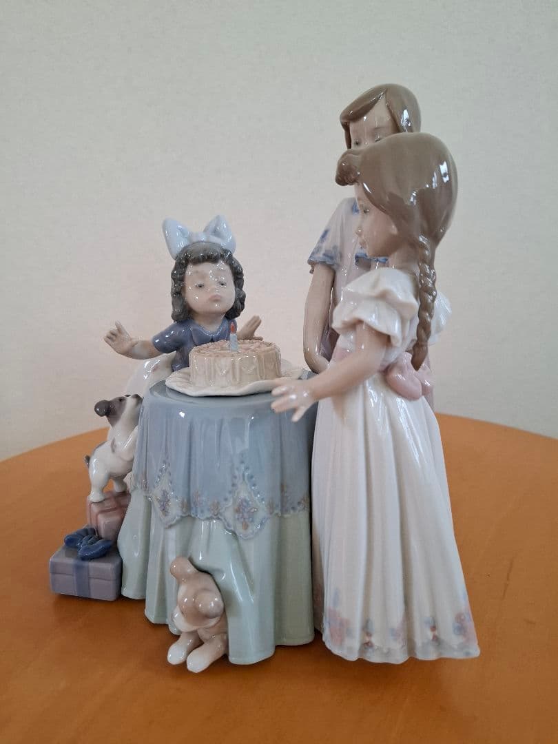 リヤドロ　バースデーケーキ