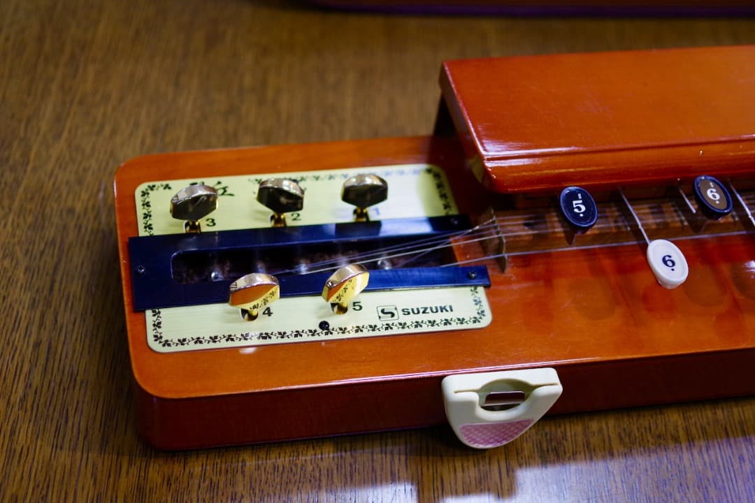 スズキ大正琴「砂丘」4本（ソフトケース付）