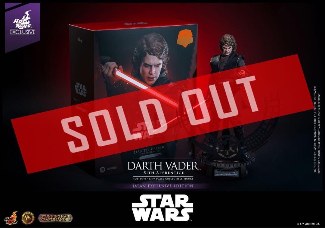 ホットトイズ 1/6ダースベイダー アナキンスカイウォーカー SWCJ