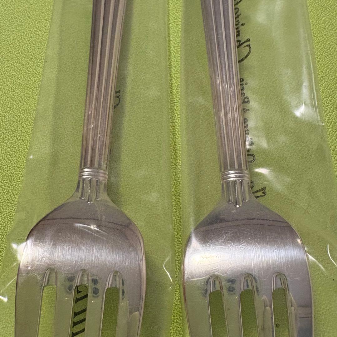 サラダフォーク 2本 christofle クリストフル アリア 未開封