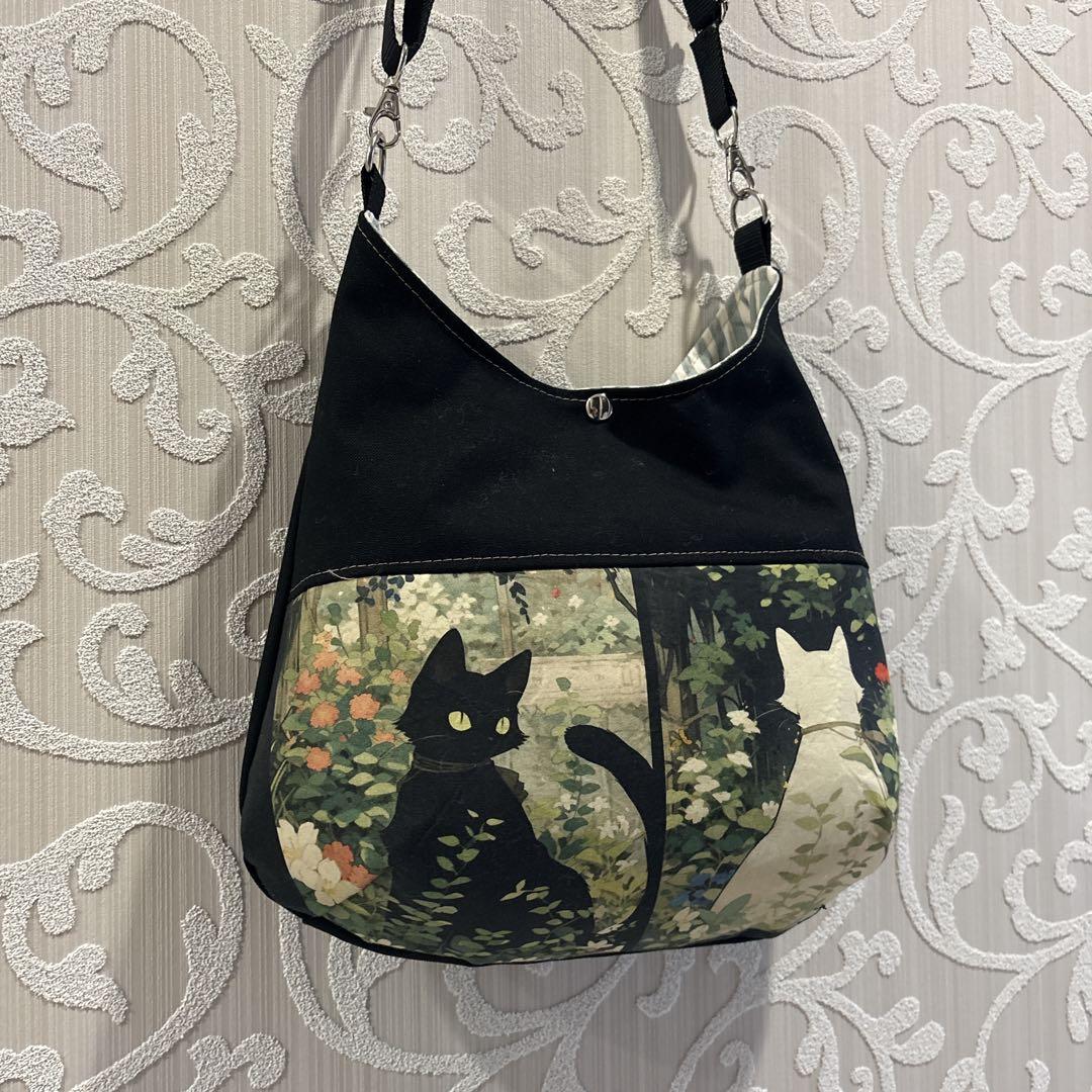 紅卯夜様♡オーダーページ♡猫柄ショルダートートバッグ