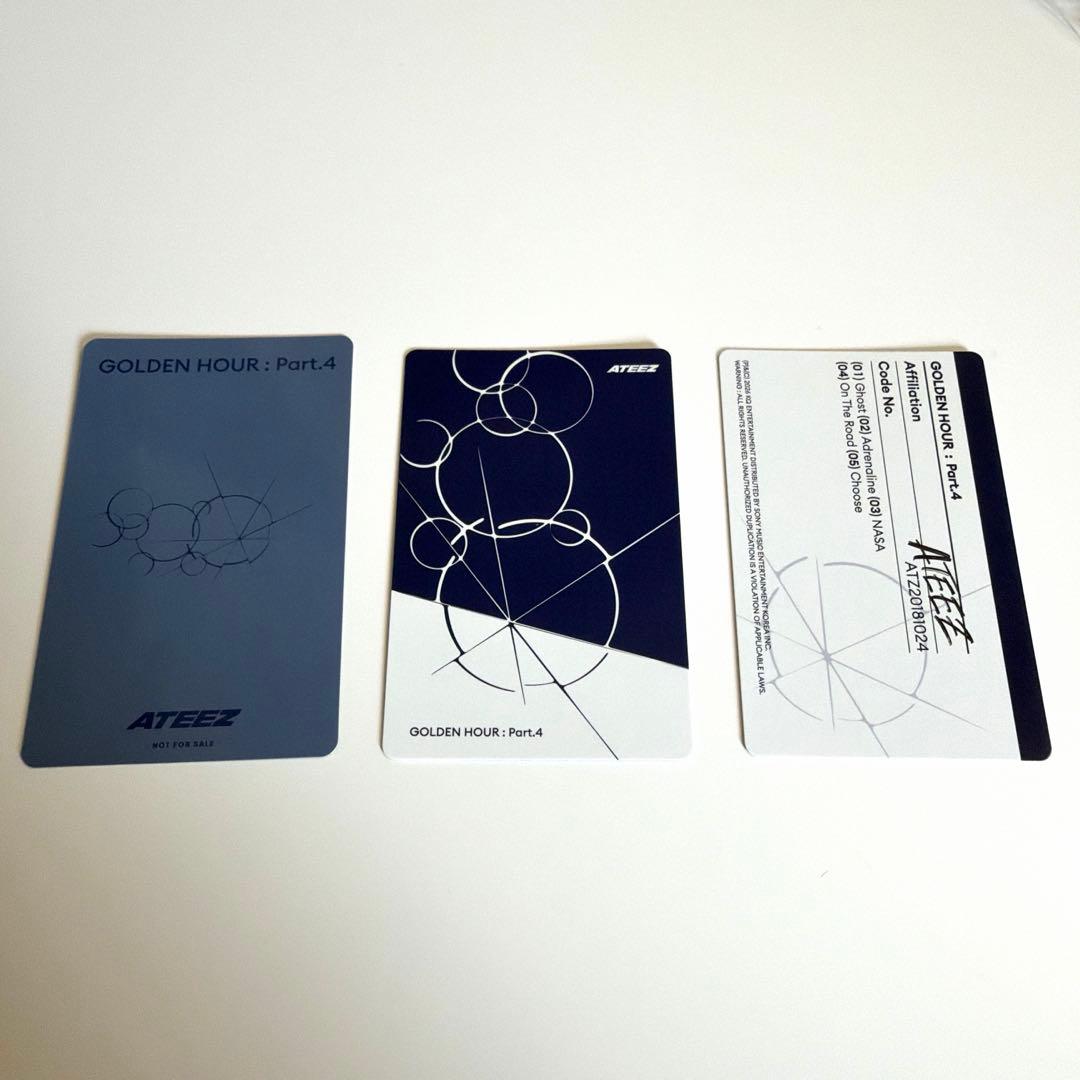 ATEEZ GOLDEN HOUR : Part4 ウヨン トレカセット - メルカリ