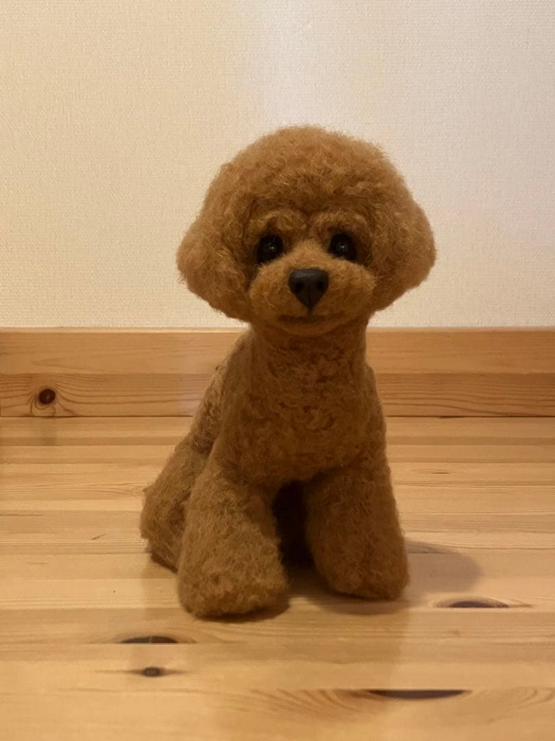 羊毛フェルト　トイプードル