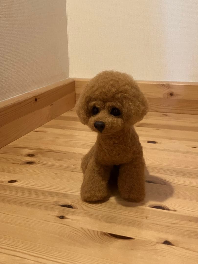 羊毛フェルト　トイプードル