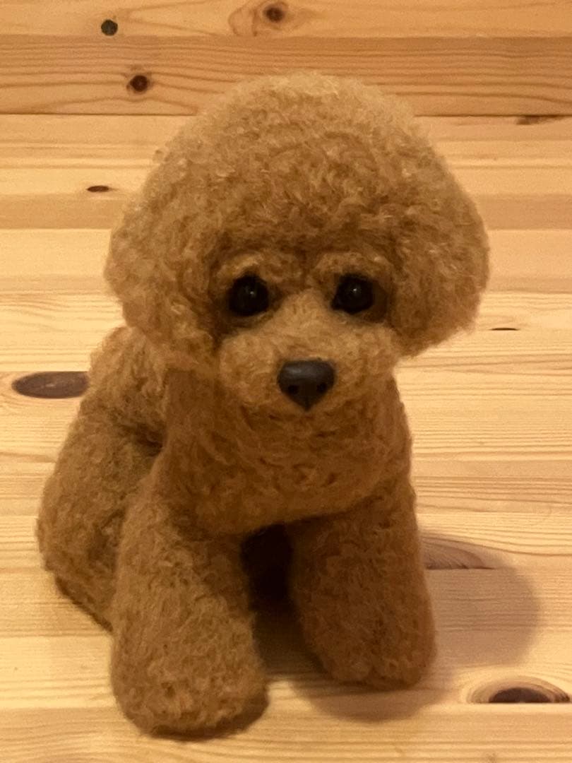 羊毛フェルト　トイプードル