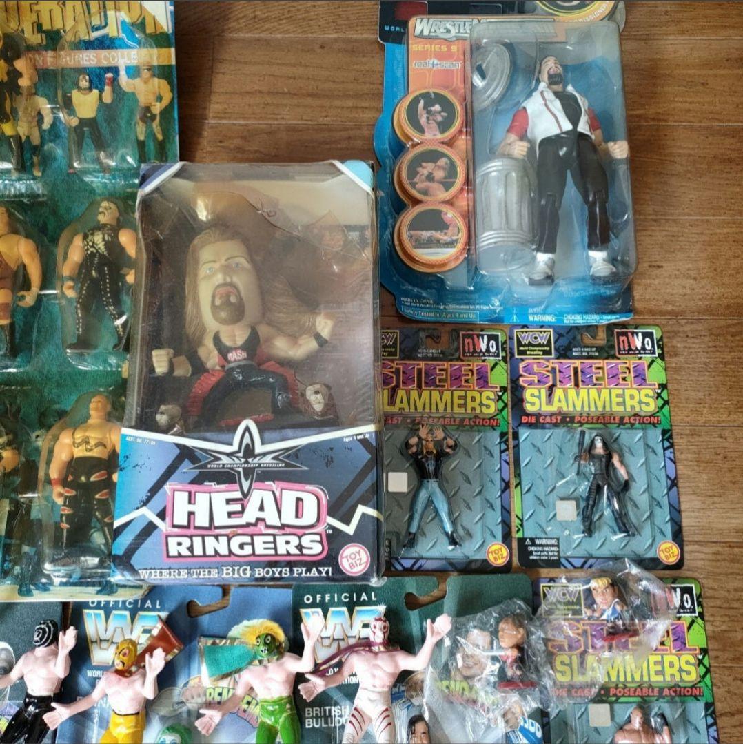 プロレスフィギュアまとめ売り　wwe 全日本新日本プロレスハズブロマテル
