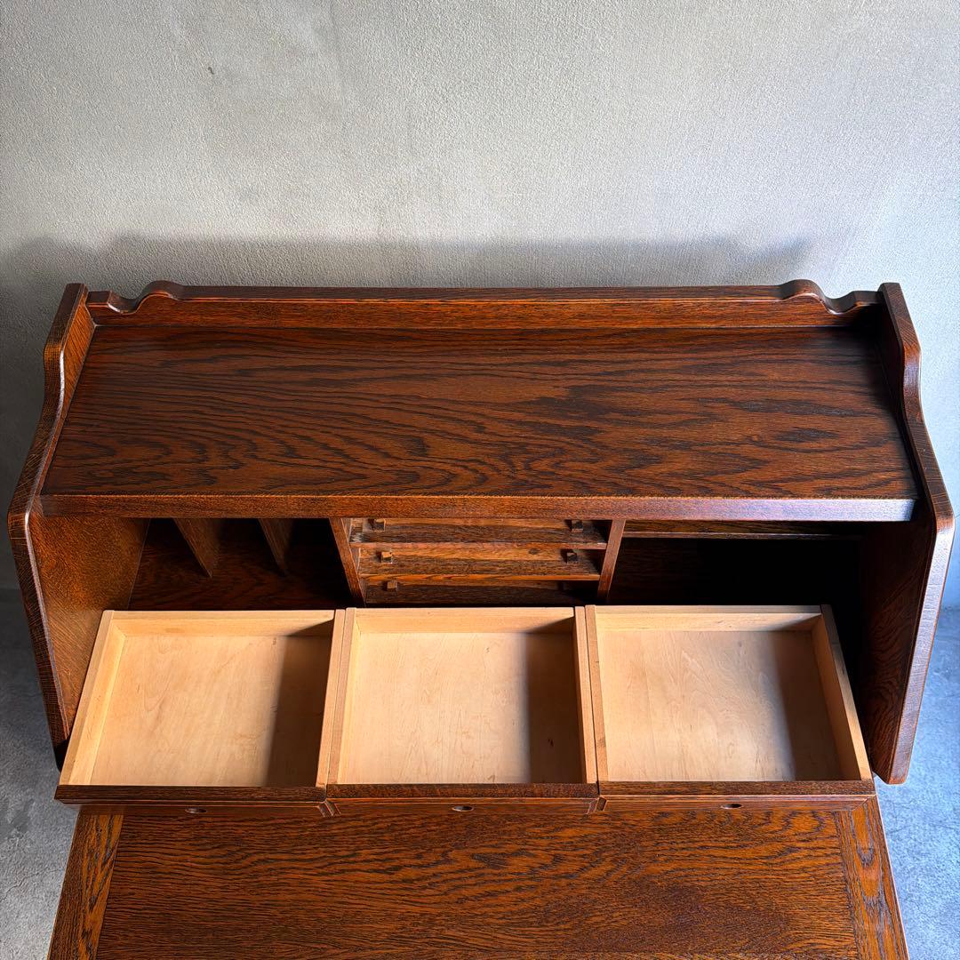 美品　三越　Brugge ブルージュ　ライティングデスク　ライティングビューロー