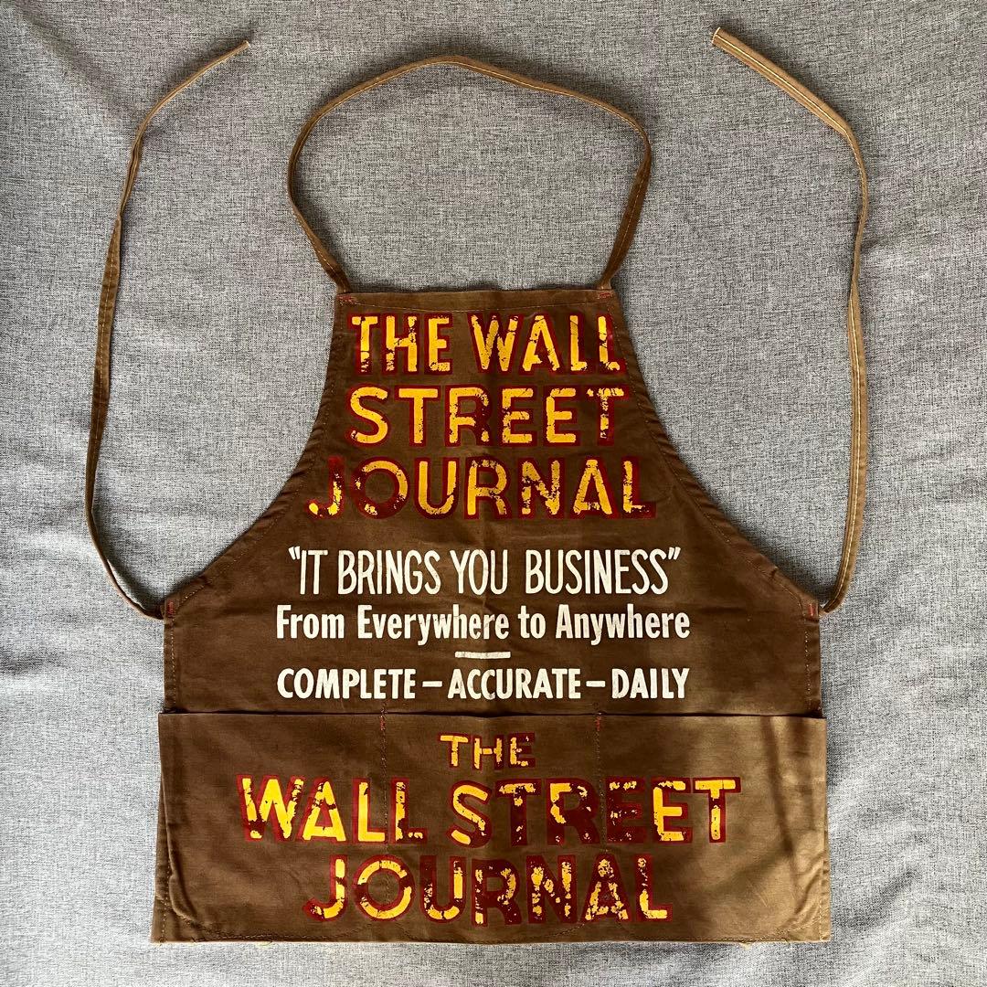 【希少】 40s 50s ニュースペーパー エプロン ビンテージ バッグ