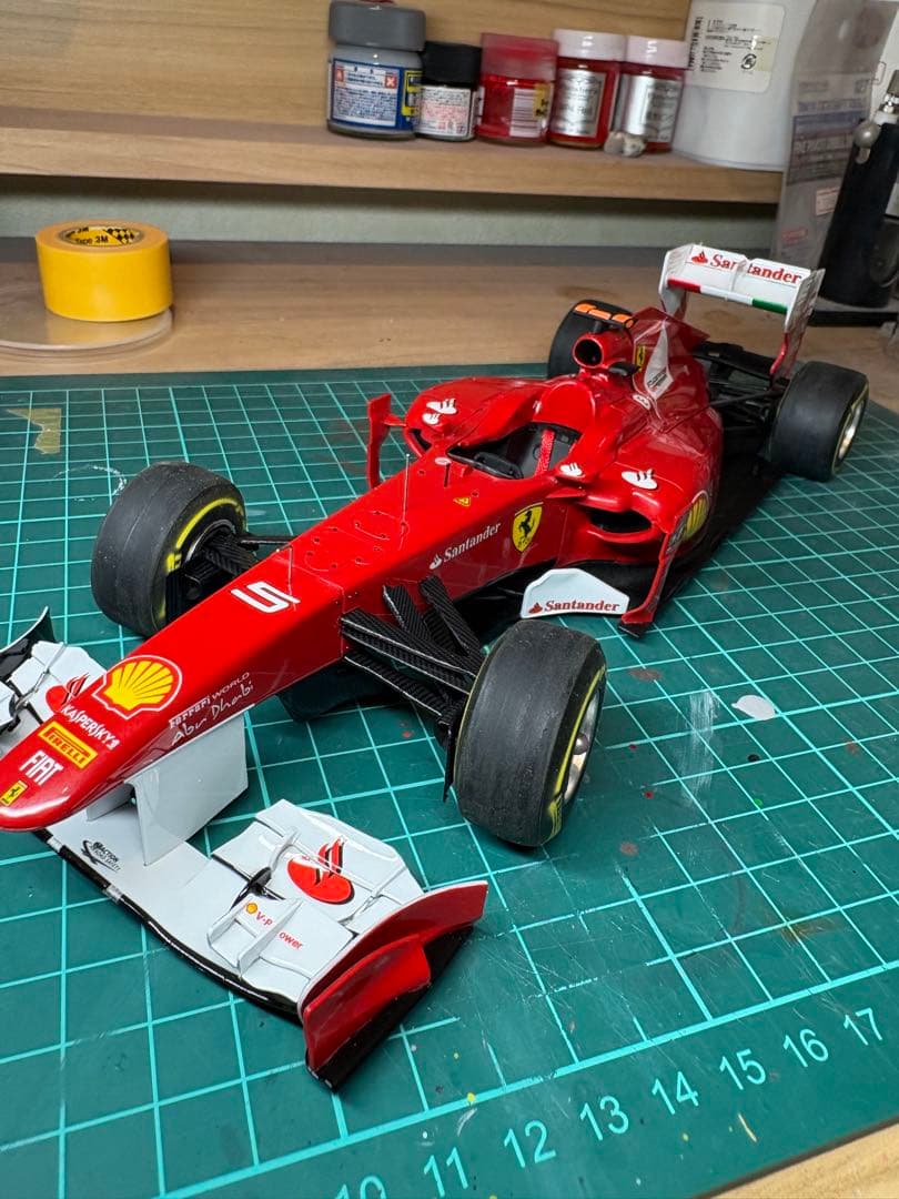 1/20 フェラーリ 150°イタリア 日本GP アロンソ仕様 完成品 フジミ