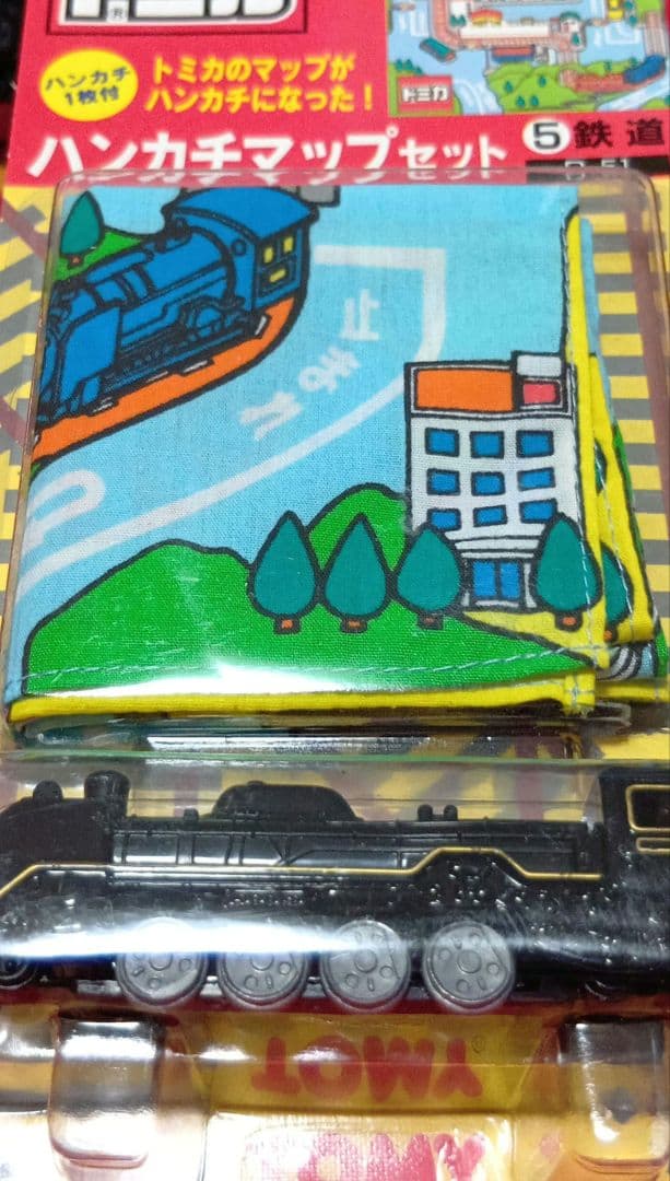 希少 TOMY赤ロゴ トミカ ハンカチ マップセット 4台 未開封保管品