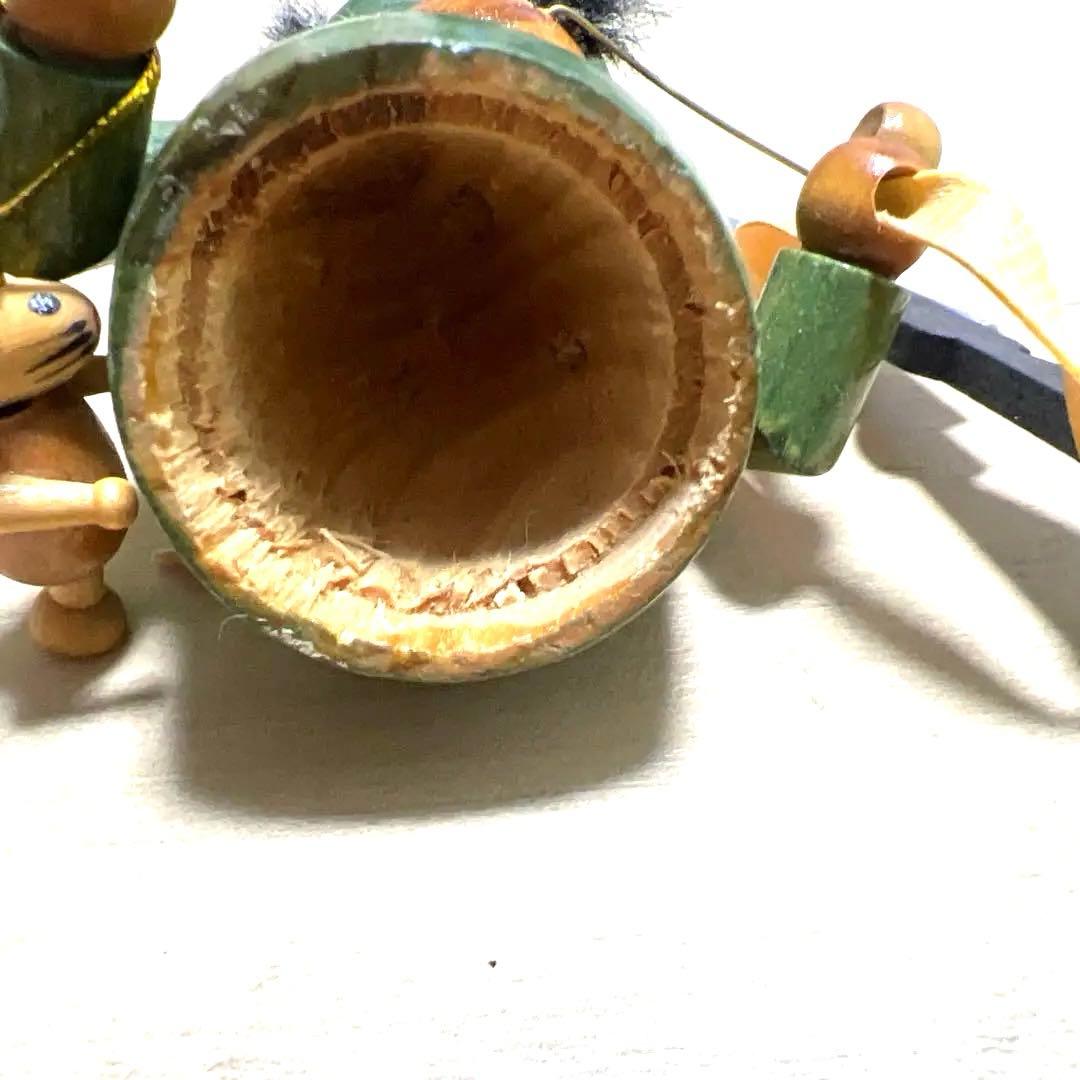 ドイツの伝統的な木工芸品　煙出し人形（スモーカー）