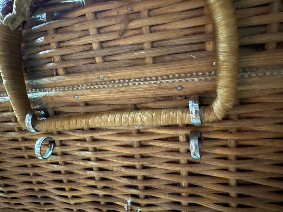 鞄　カゴバッグ　ピクニックバッグ　旅行鞄