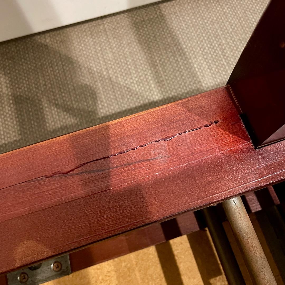 【手渡し限定】ディスカチャーチ？ ピアノ椅子 高低自在椅子 緑 茶 イタリア製