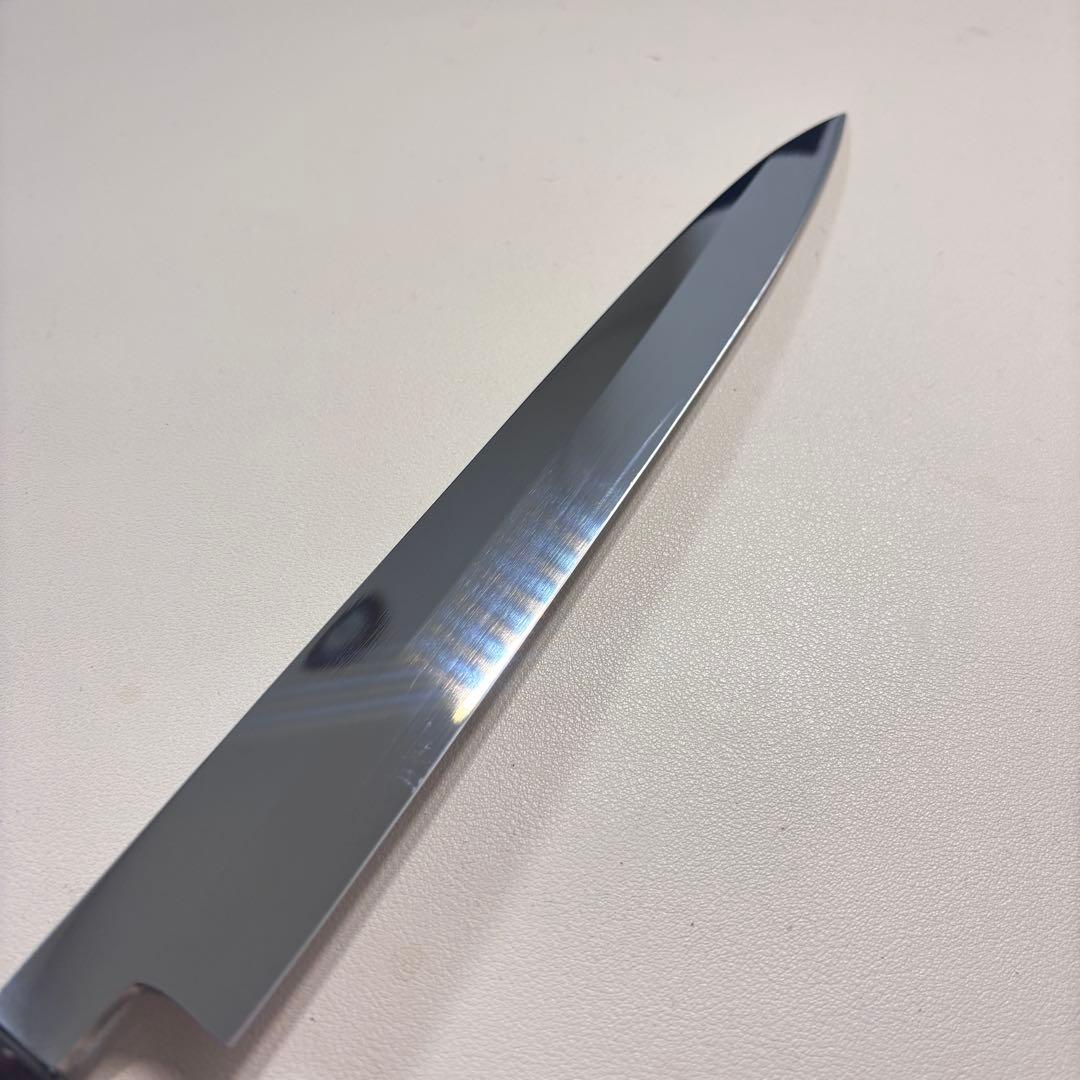 240mm柳刃包丁 鏡面 黒檀八角柄八角柄 刺身包丁 全鋼︑ⁿ