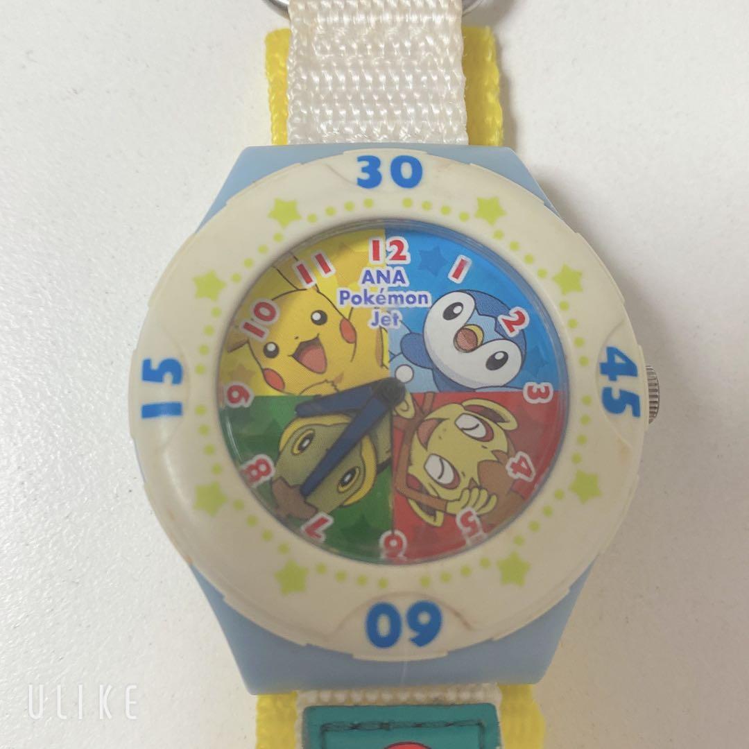 美品 ANA ポケモンジェット 腕時計 2007年 - メルカリ