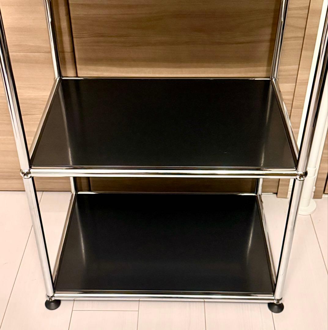 USM Haller USMハラー キャビネットシェルフ ブラック サイドボード