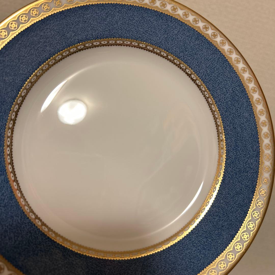 ウェッジウッド　ユーランダー　パウダーブルー　デザートプレート　17.5cm