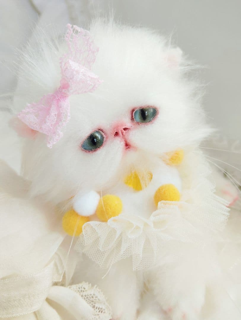 まなあきちゃん御予約❤️生後3ヶ月♡天使みたいな♡子猫ちゃん♡アートドール♡