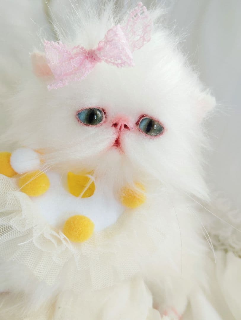 まなあきちゃん御予約❤️生後3ヶ月♡天使みたいな♡子猫ちゃん♡アートドール♡