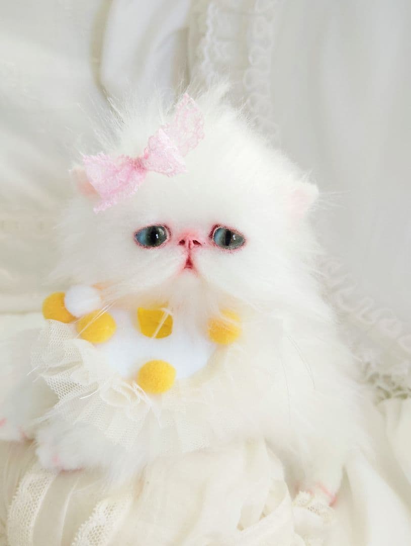 まなあきちゃん御予約❤️生後3ヶ月♡天使みたいな♡子猫ちゃん♡アートドール♡