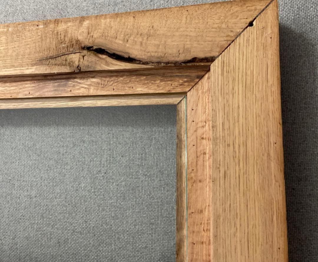 アメリカ ビンテージ オーク 楢 無垢材 フォトフレーム　 写真立て 額　USA