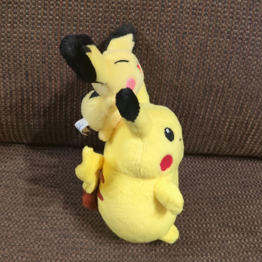 TOMY ピカチュウ ピチュー 兄弟くっつきぬいぐるみ 当時物 美品 - メルカリ