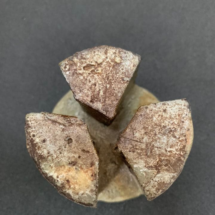 時代 古唐津 三足蓋置 茶道具 唐津