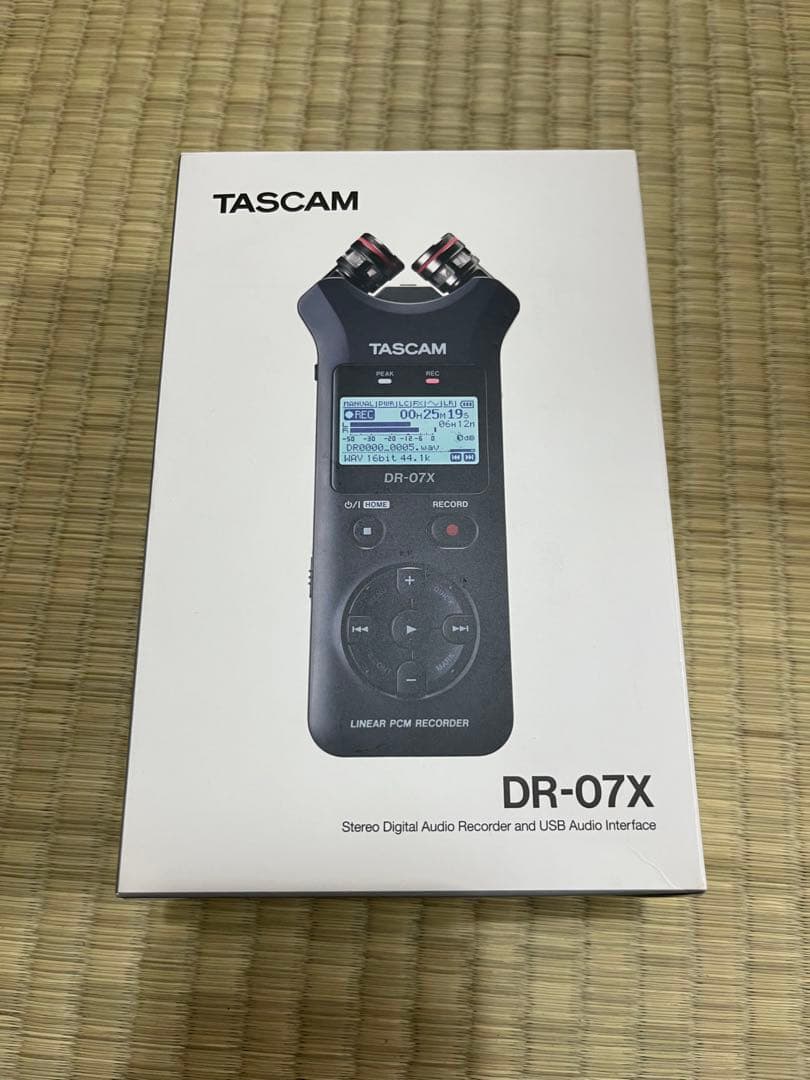 TASCAM DR-07X ステレオデジタルオーディオレコーダー