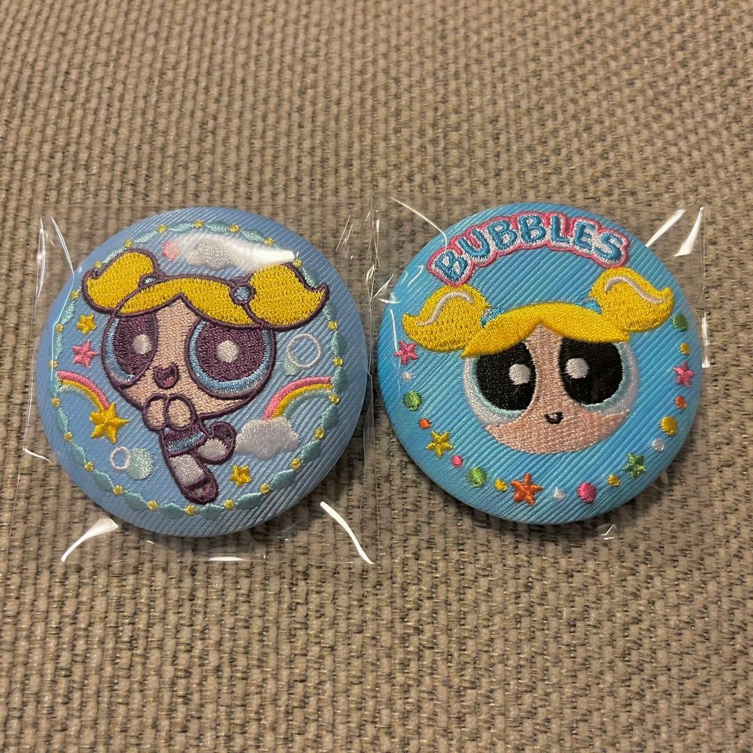 パワーパフガールズ 刺繍缶バッジ - メルカリ