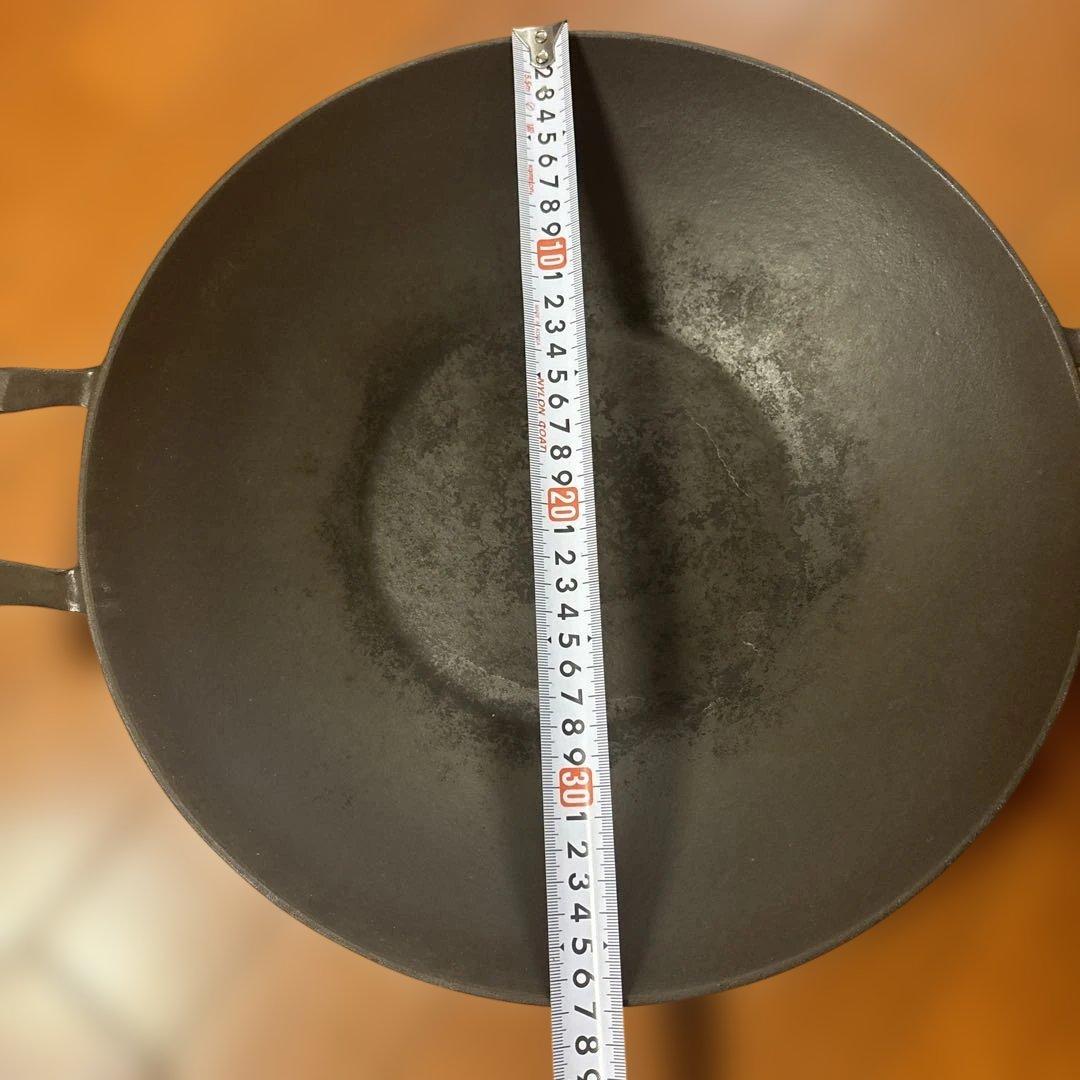 ストウブ 特大ウォック 中華鍋 黒 激レア - メルカリ