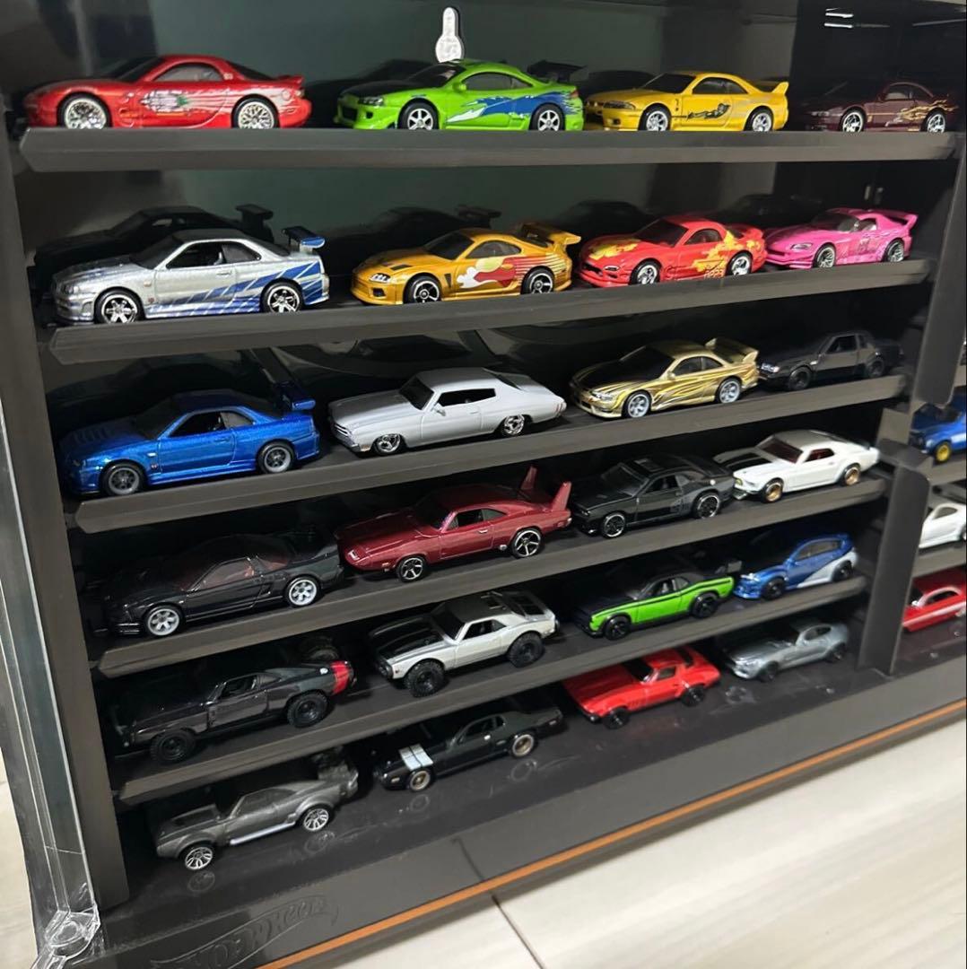 超美品 ワイルドスピード ホットウィール プレミアム ミニカー ４８台 ケース付