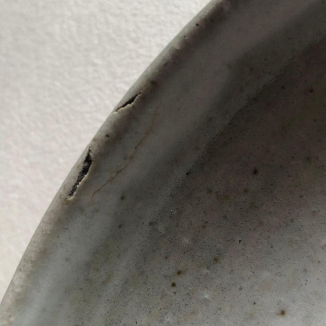 未使用 肥前 黒牟田焼 430年 丸田宣政 大皿 陶皿 平皿 アザミ 遺作