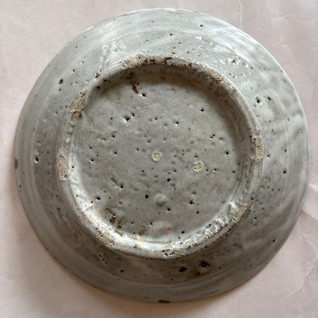 小野哲平　大皿　23cm 鉄化粧