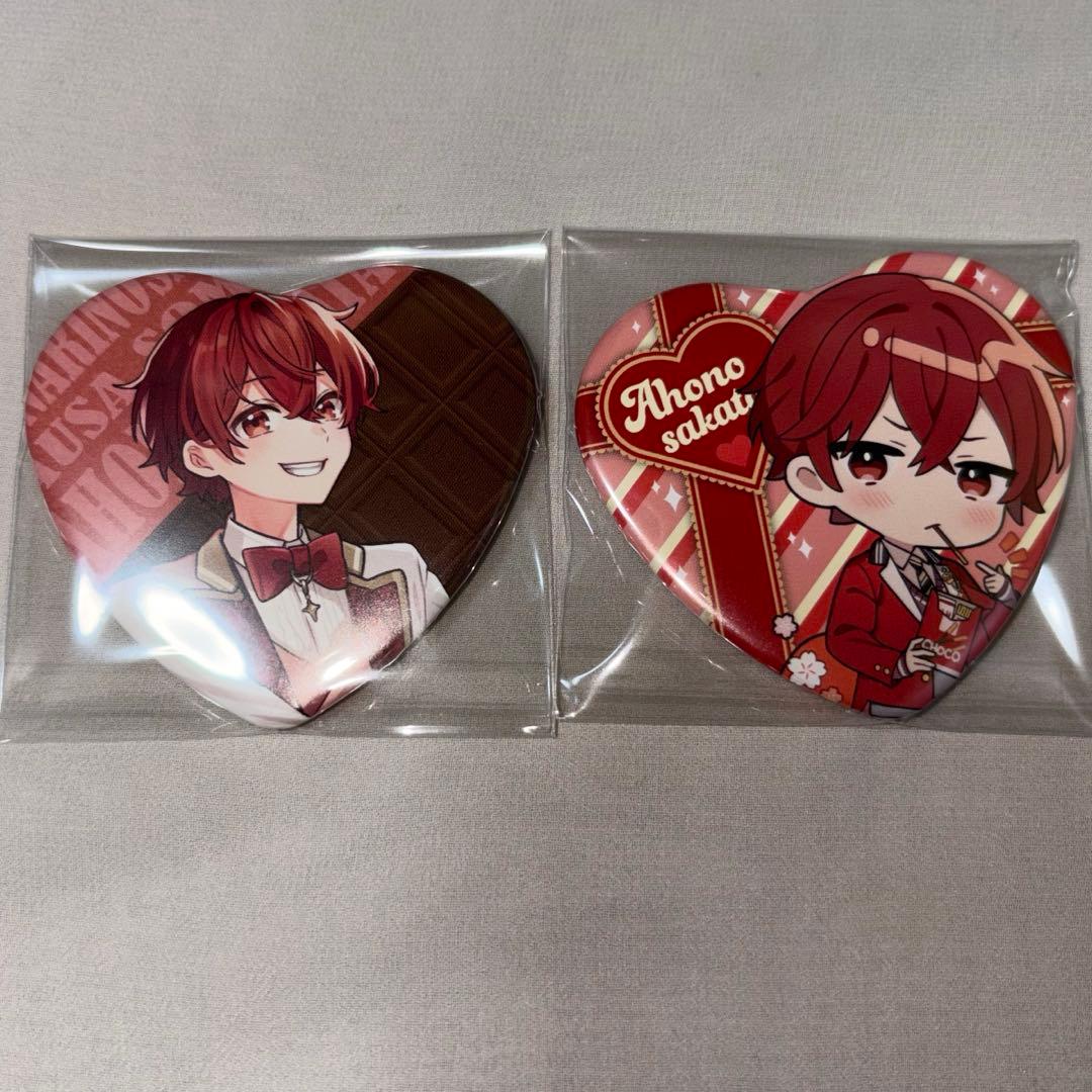 あほの坂田 缶バ 復活のそらまふうらさかバレンタイン そまうさ2024