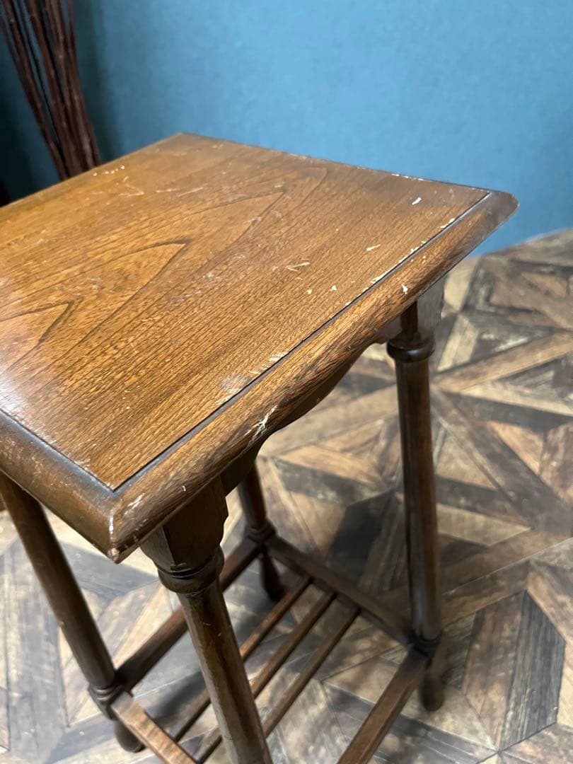 花台 スツール インテリア アンティーク 電話台 昭和レトロ 当時物