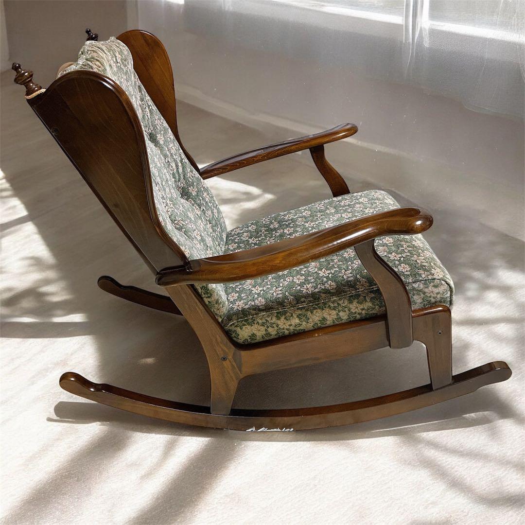 美品　karimoku カリモク家具　ロッキングチェア　大きいサイズ