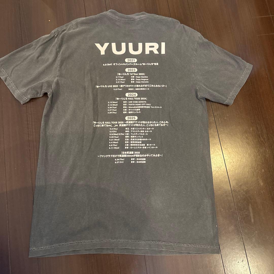 優里】YUURI 日本武道館2025 ピグメント T-shirt - メルカリ